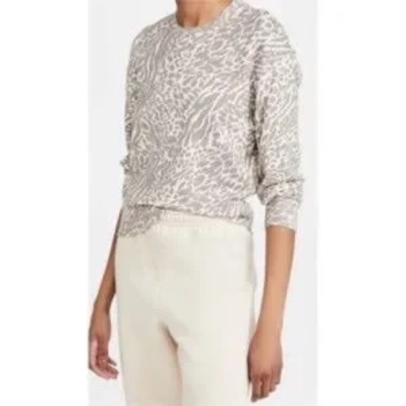 Rails Ramona Sweater Sweatshirt Mix Animal Print Cotton Blend - Picture 3 of 11